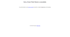 Desktop Screenshot of grownfolksbooks.webplusshop.com