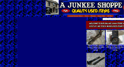 Desktop Screenshot of ajunkeeshoppe.webplusshop.com